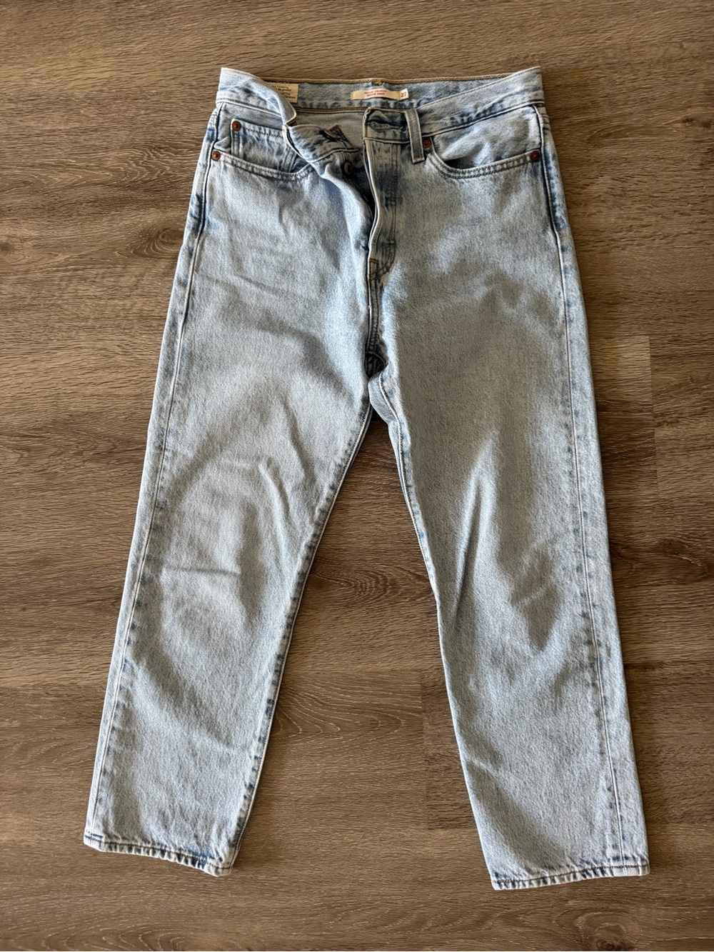 Levi's Light Blue Wedgie Straight Leg Women's Jeans